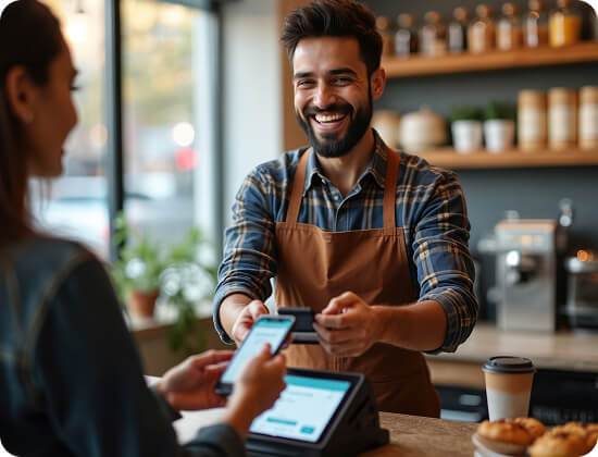 POS machine for hotel and restaurant