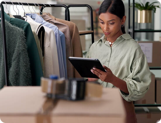 POS device for retail chain management