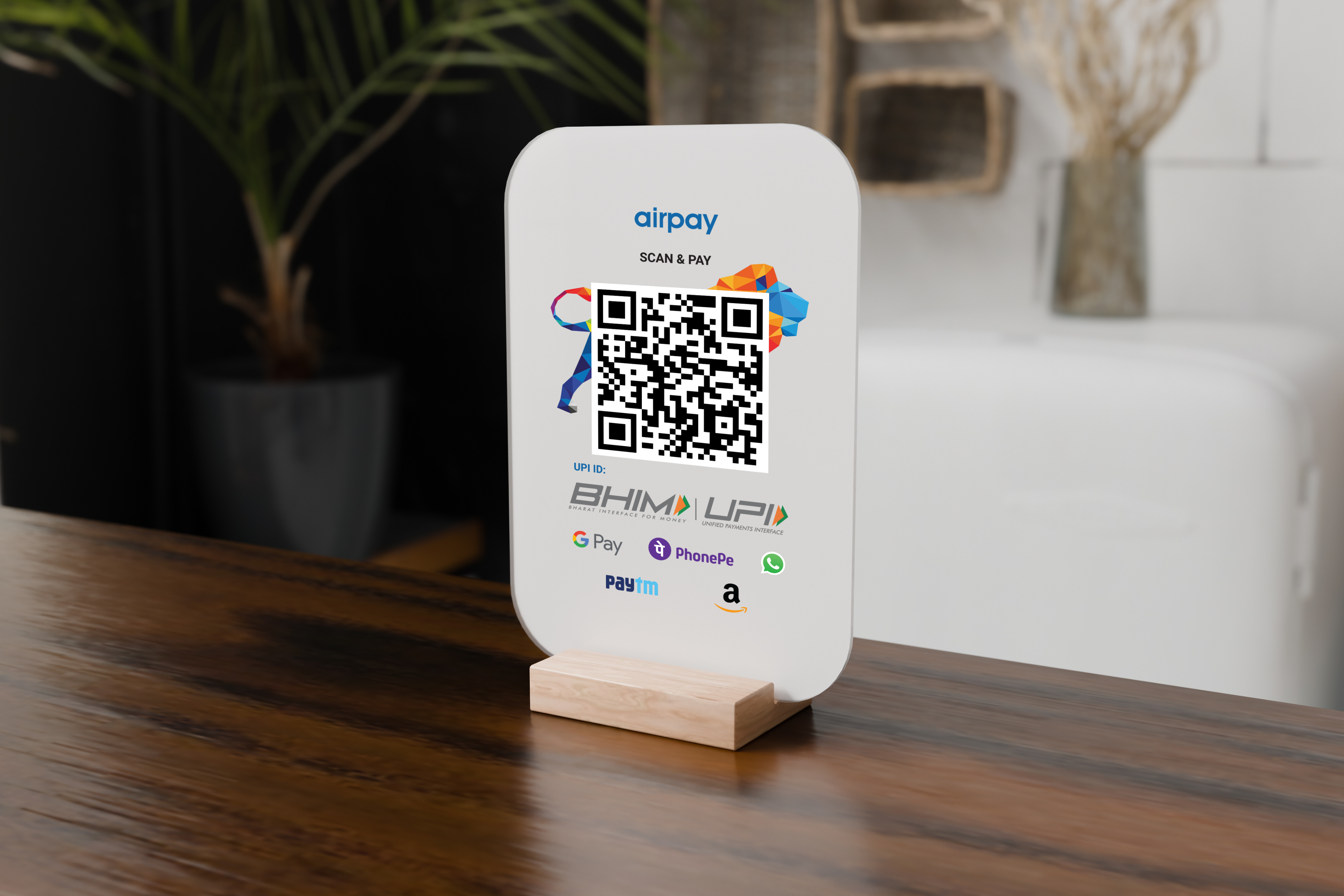 static QR code payment